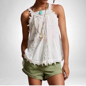 NWOT Anthropologie Lace Swing Top